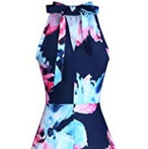 Halter dress- floral